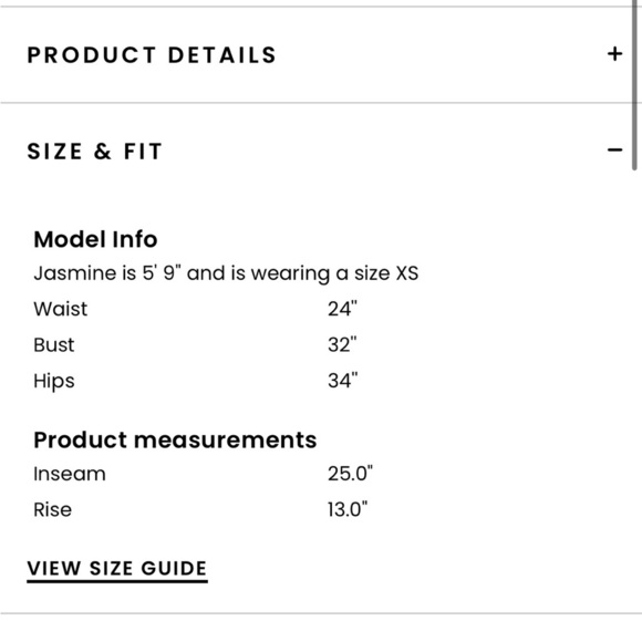 New Camila Coelho Dana 7/8 Legging in Deep Brown size XS - Picture 6 of 8